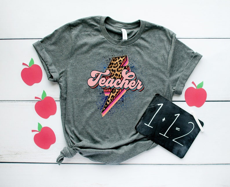 Teacher Shirt,  Cool School Tshirt, Teacher Gift, Elementary Teacher Shirt,Teacher Vibes Shirt,Kindergarten Teacher Shirt,Cute Teacher Shirt