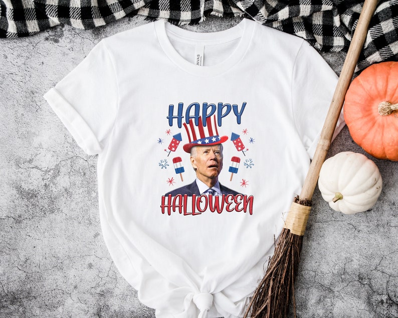 Biden Happy Halloween  Shirt,Republican  Shirt, Funny Politics Shirt, Republican Gift, Biden Shirt, Republican Apparel, Halloween Fun Gift