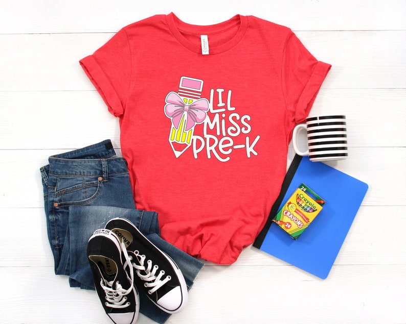 Lil Miss Pre-K Shirt,Hello kindergarten shirt, Back to School 2022 Shirt,2022 First Day Of School,Back To School Shirt,Kids Tee,Kindergarten