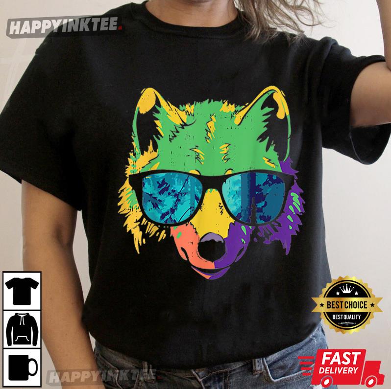 Cool Lone Wolf Fun Party Costume Cute Easy Halloween Gift T-Shirt
