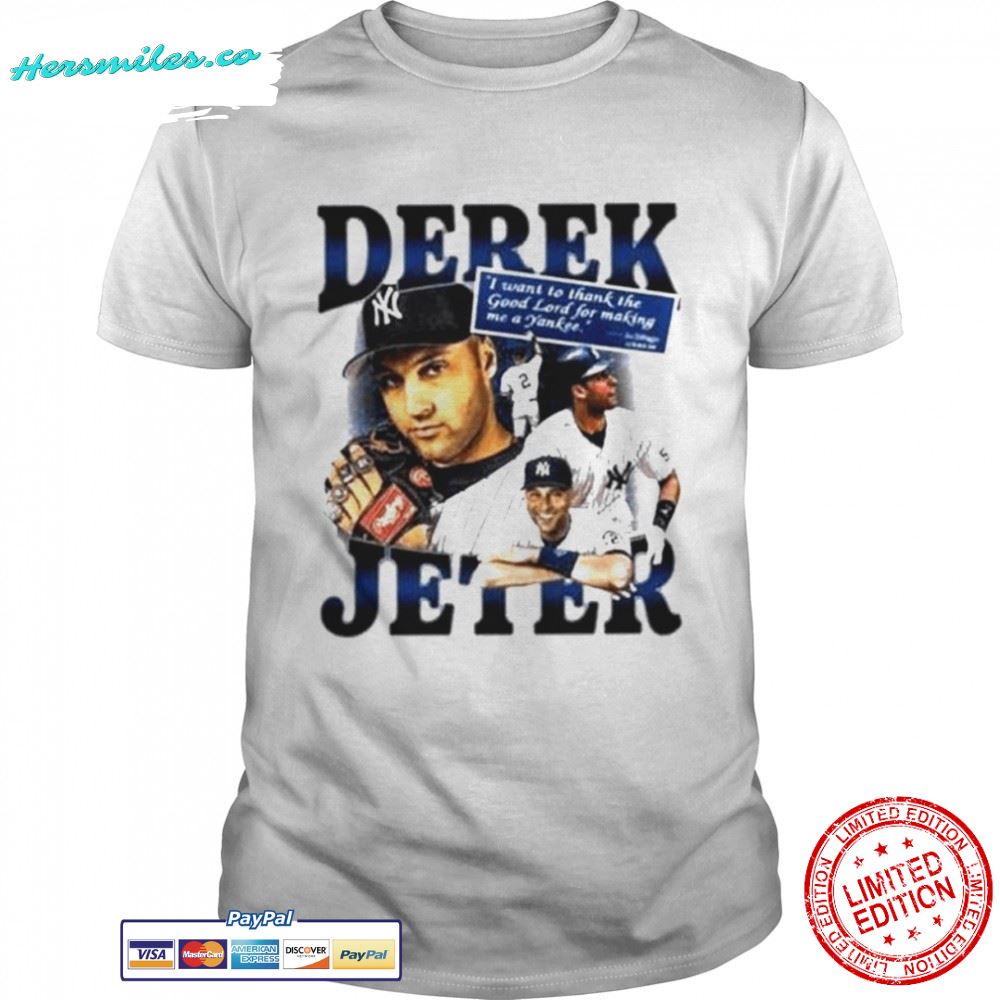 Vintage 90s Derek Jeter Player NY Yankees Basketball shirt