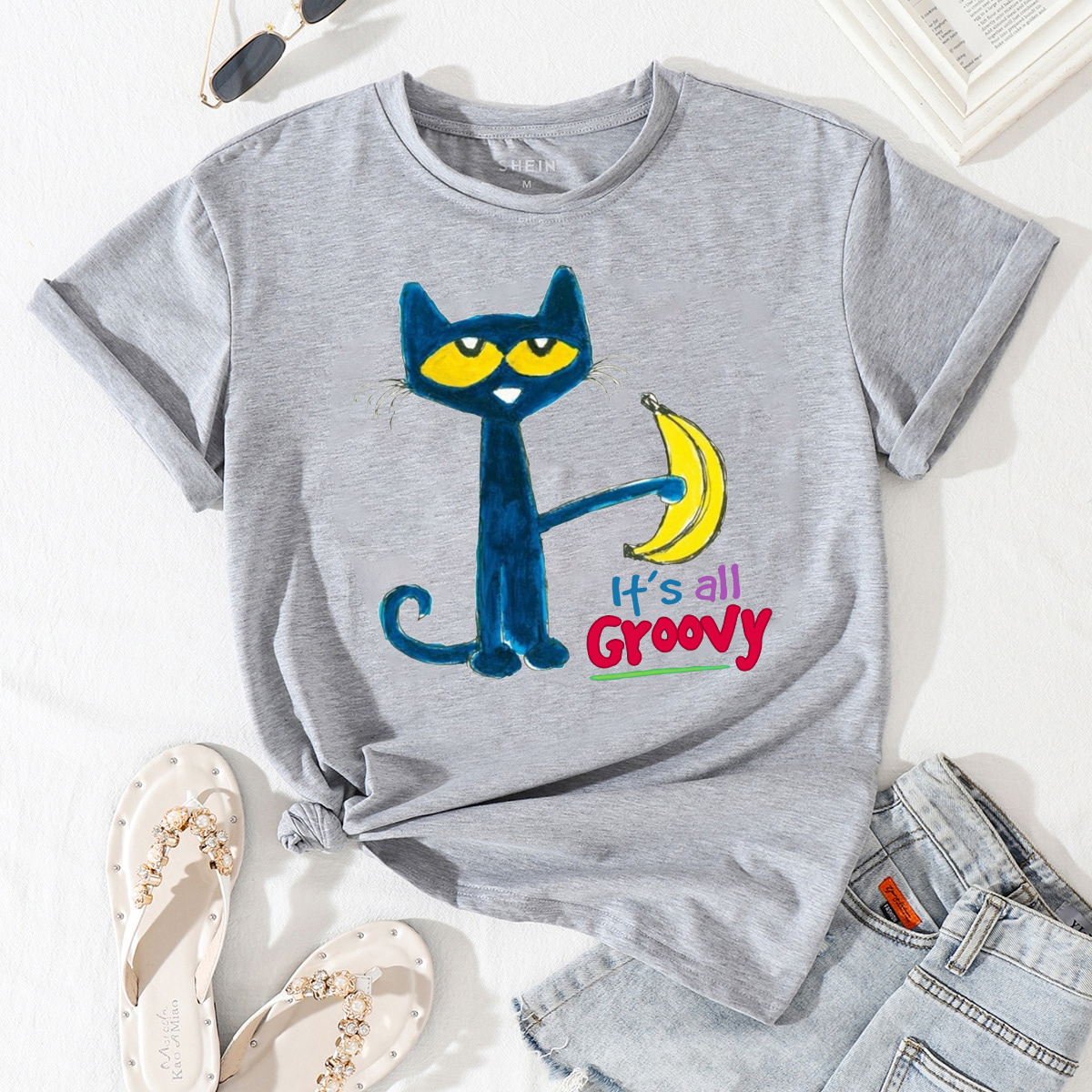 Pete The Cat Its All Good In Christmas Shirt, Watercolor Pete the Cat Sweatshirt Hoodies, Holiday Merry Xmas Noel Family Gift