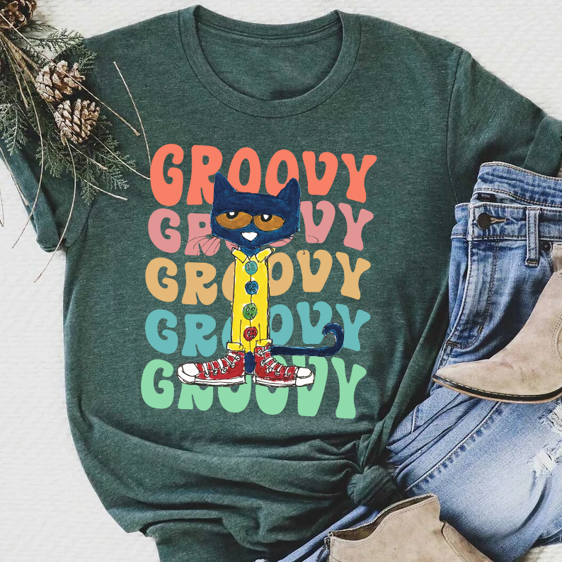 Pete The Cat Groovy Shirt, Back to School Tee, Pete The Cat The singer Its All Good Shirt, Groovy Shirt, Be Kind Autistic Special Teacher