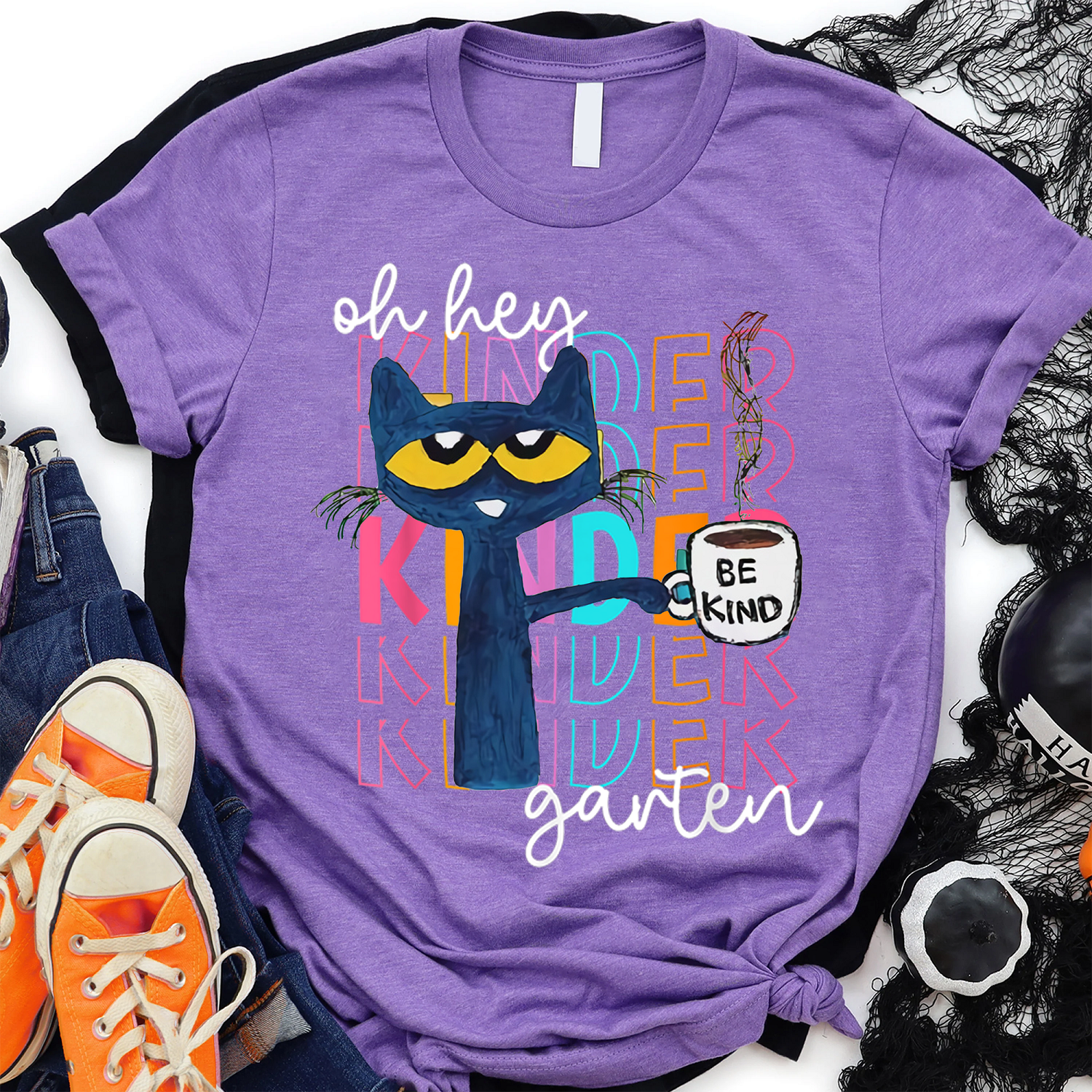 Oh Hey Kindergarten Pete The Cat Shirt, Its All Good In Preschool Cute Cat Shirt, Be Kind Cat shirt, Teacher Shirts, Teacher gift shirt