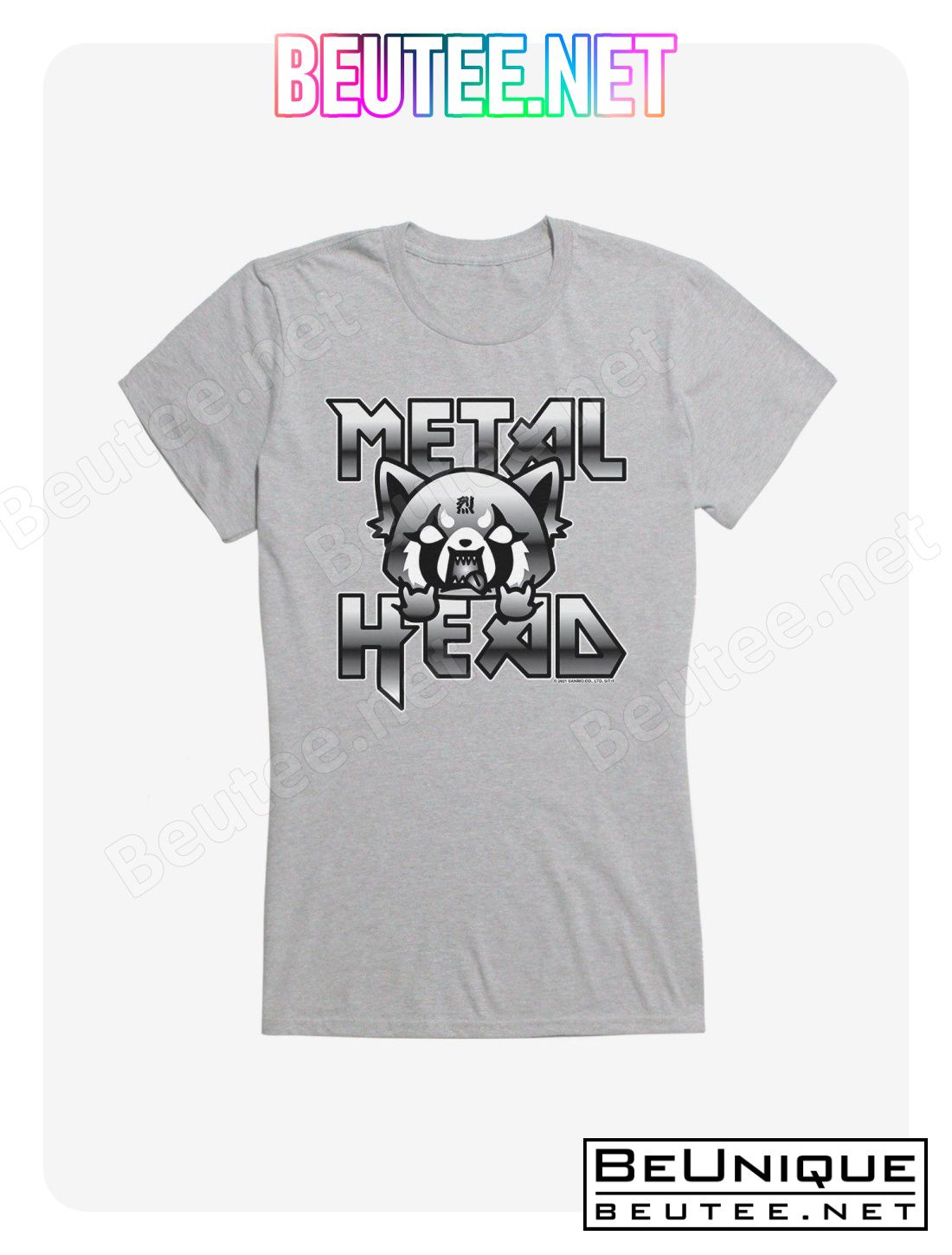 Aggretsuko Metal Head T-Shirt, Hoodie, Long Sleeve