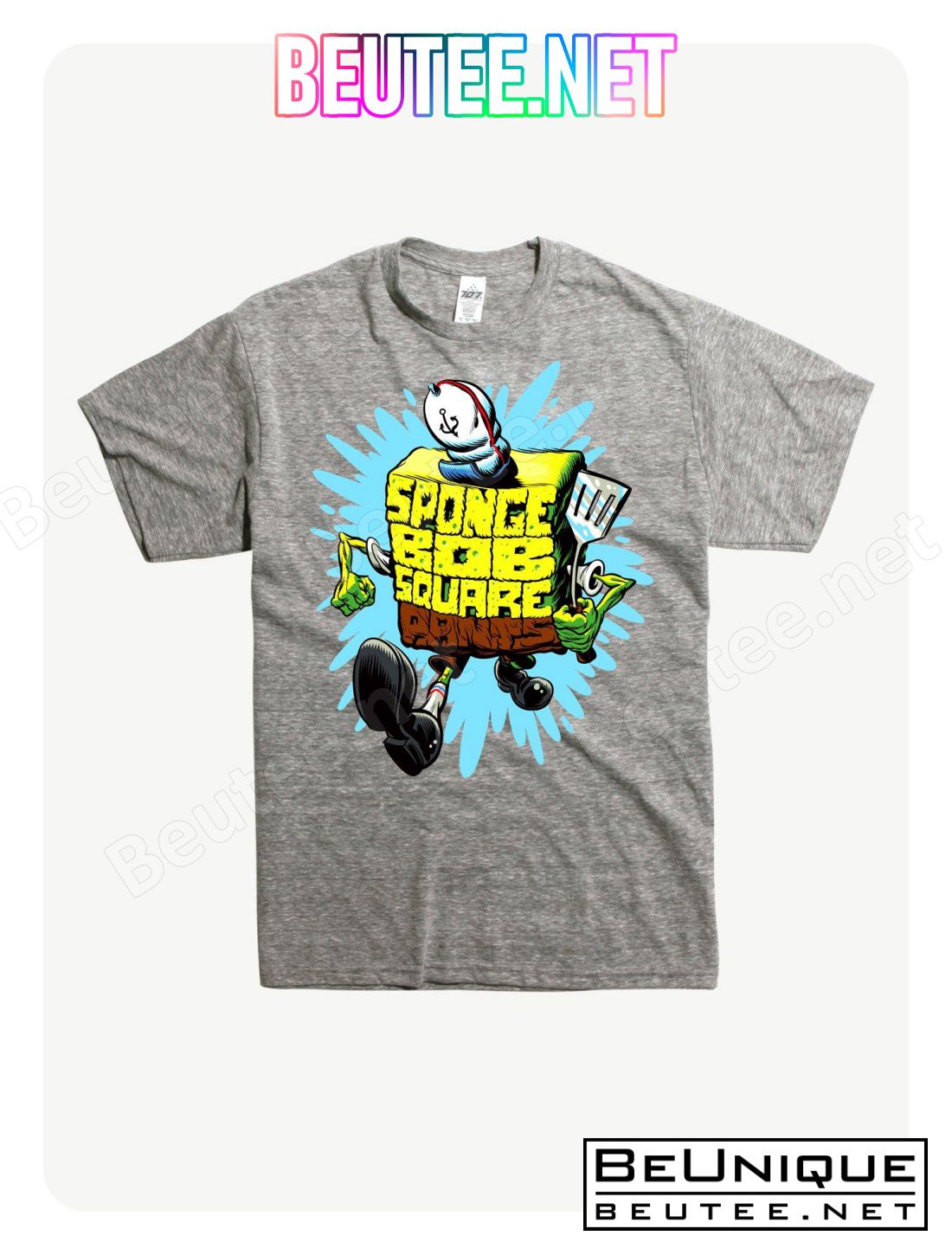 SpongeBob Patch Word Art T-Shirt, Hoodie, Long Sleeve