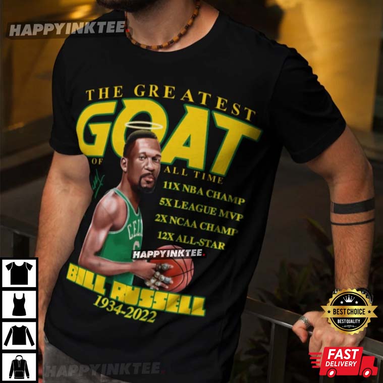 Rest In Peace Bill Russell Boston Celtics T-Shirt