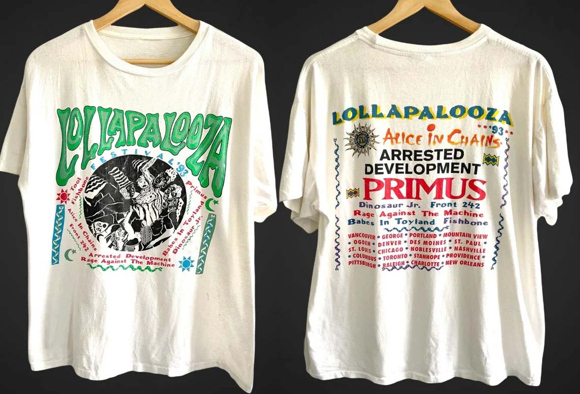 Lollapalooza Music Festival 90s T-Shirt