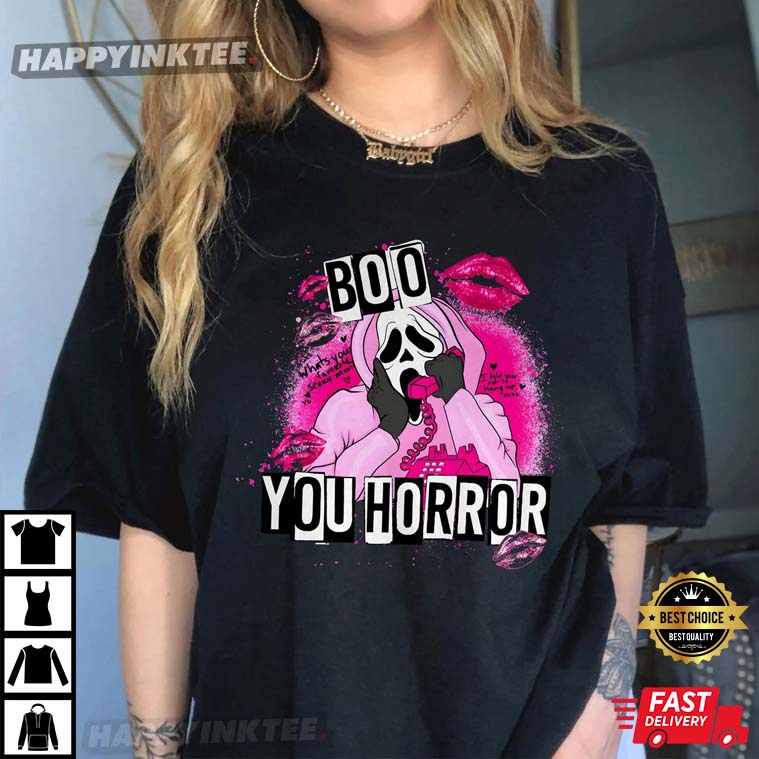 Boo You Horror Halloween T-Shirt