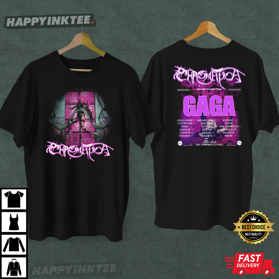 Lady Gaga The Chromatica Ball Tour Gift T-Shirt