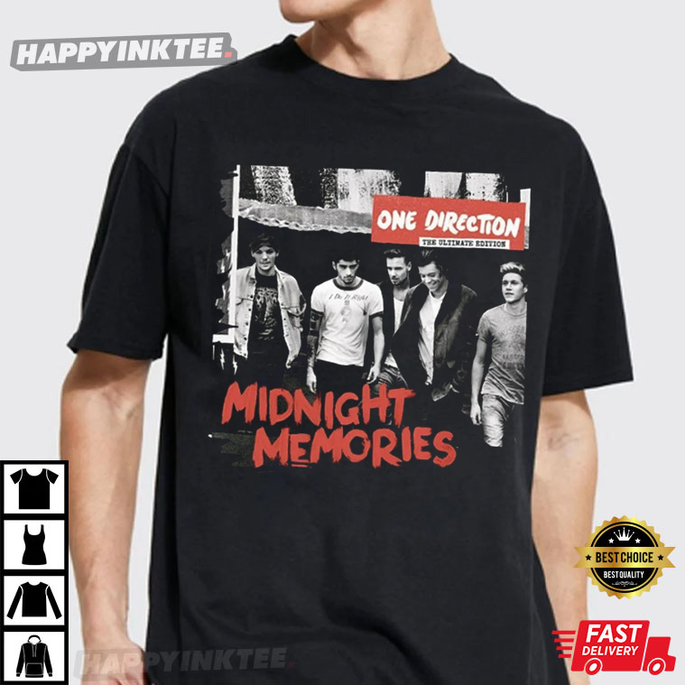 One Direction Midnight Memories Gift T-Shirt