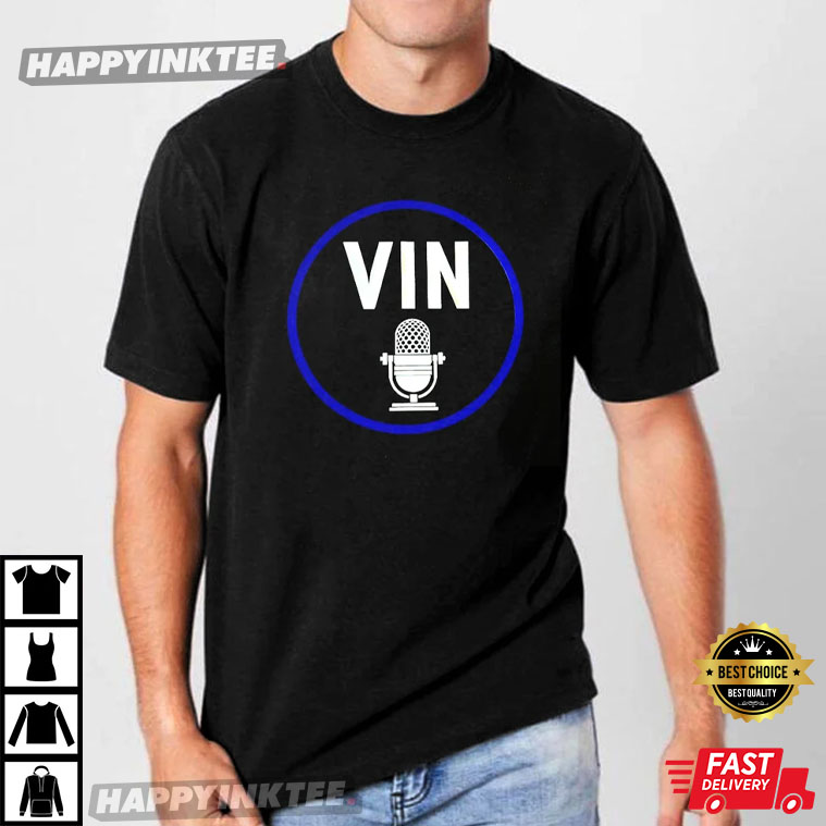 RIP Vin Scully Dodgers Microphone T-Shirt