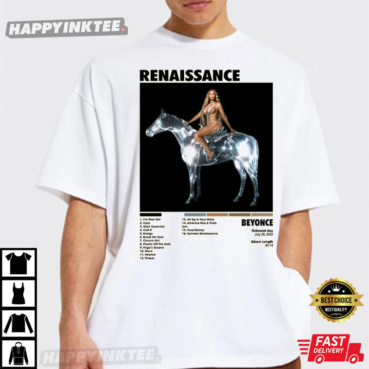 Beyoncé Renaissance Tracklist T-Shirt