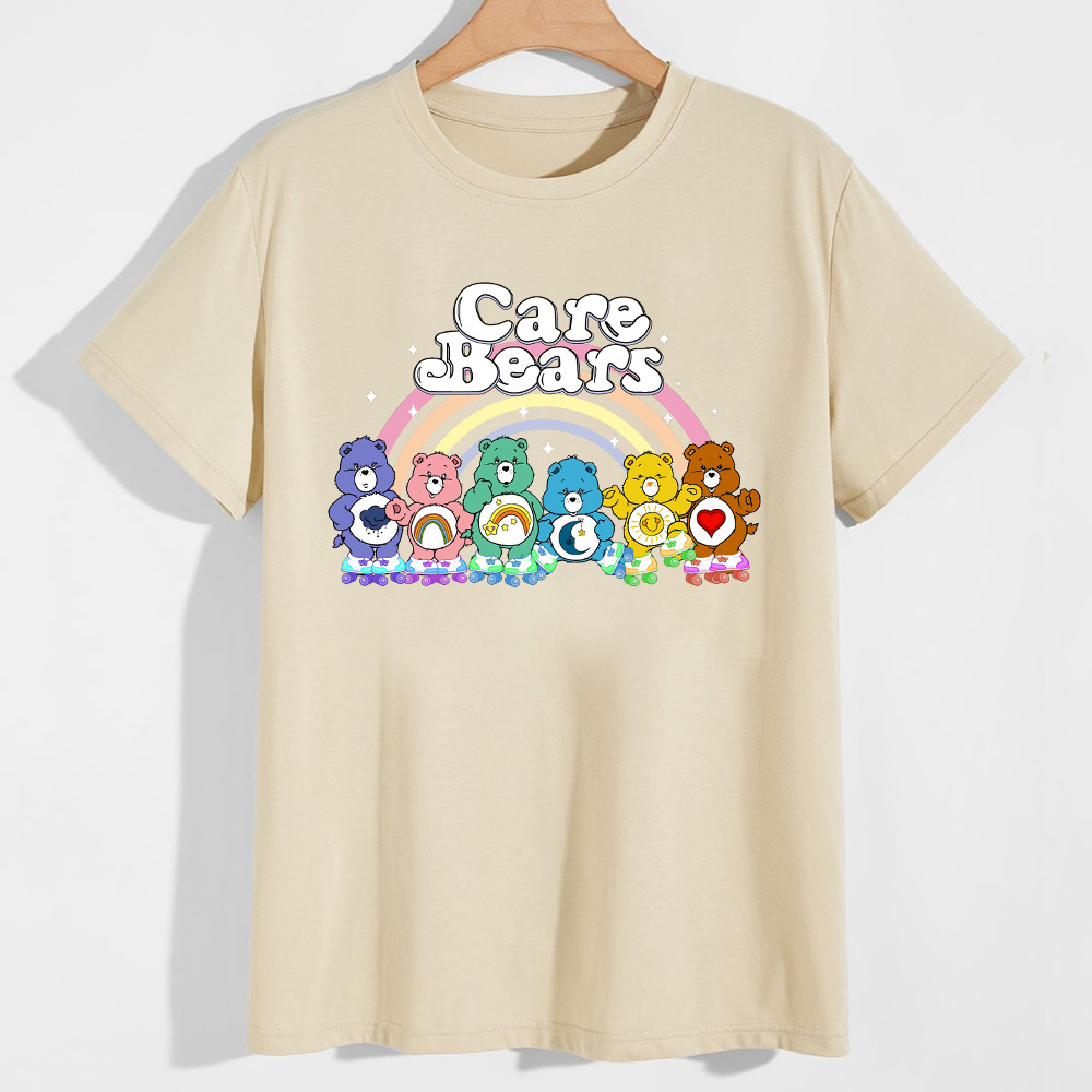 Care Bears Shirt, Bears Rainbow shirt, Bears friends T-Shirt ,Cartoon, toys, teddy bear, 80s cartoons, friendship, love bear shirt