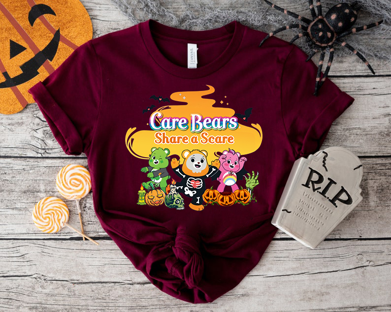 Care Bears Spooky shirt, Care Bears halloween shirt, Bear Group Halloween Shirt