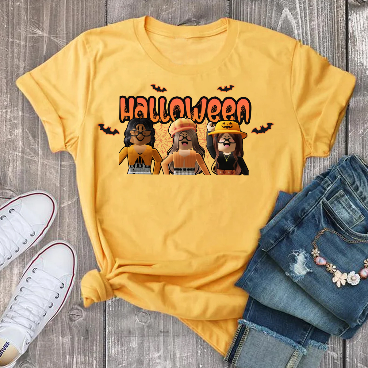 Roblox Girl Halloween Shirt, Roblox Girl Girl Shirt, Roblox Family Birthday Shirt, Halloween Roblox Party Family Shirt, Roblox Girl Shirt