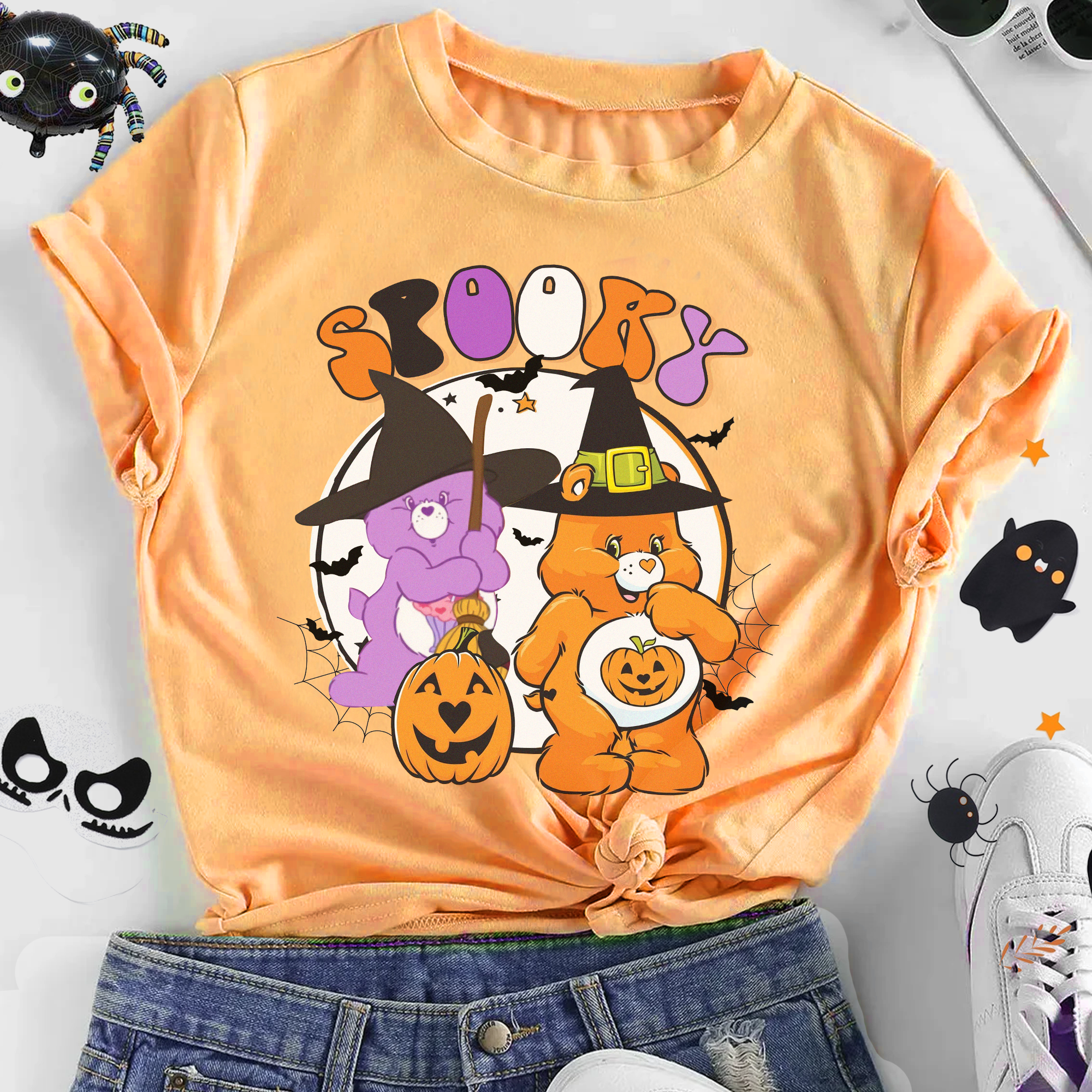 Care Bears Halloween Shirt, Halloween Bears Shirt, Trick Or Treat Shirt, Bear Group Halloween Shirt, Group Bears Halloween, Halloween Costume