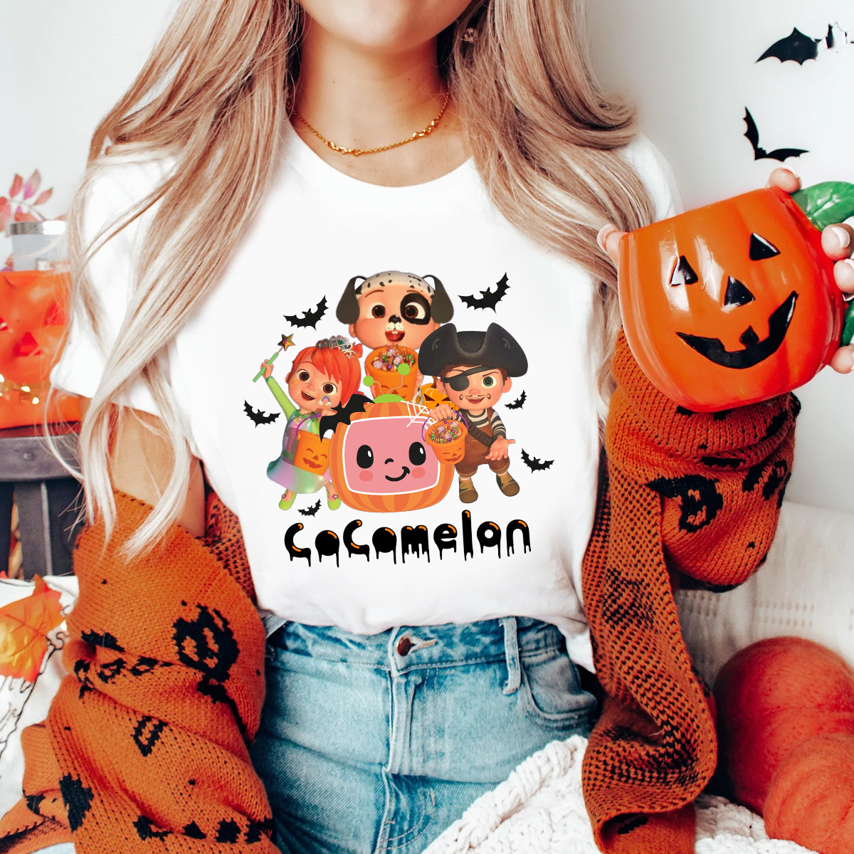 Cocomelon Halloween T-Shirt, Cocomelon Party Halloween Shirts, Cocomelon Birthday Boy Shirt, Cocomelon Family Shirt, Family Matching Shirt