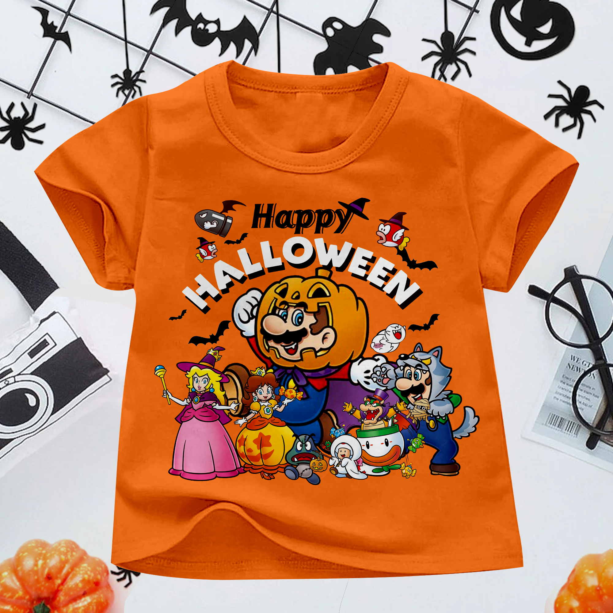 Super Mario Halloween Shirt, Super Mario Halloween Party, Super Mario Halloween Costume, Trick Or Treat Shirt