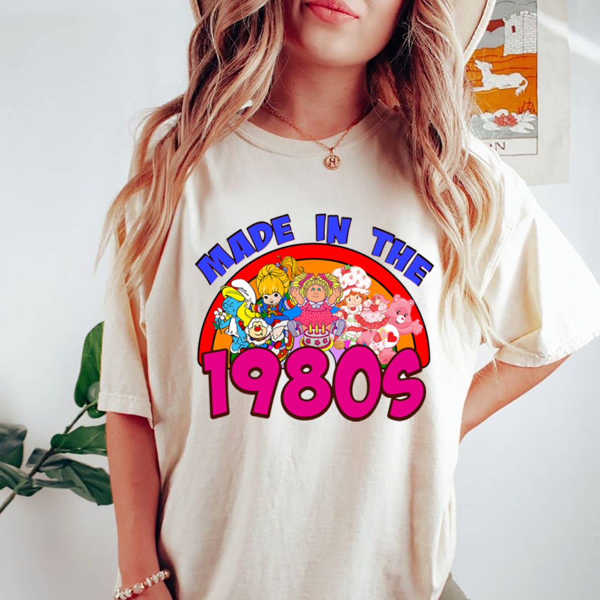 Made In The 80ss Shirt, Made in the 80s Cartoon V-Neck, Birthday Party Tee, Rainbow Brite Shirt, Strawberry Shortcake Shirt, Care bears Shirt