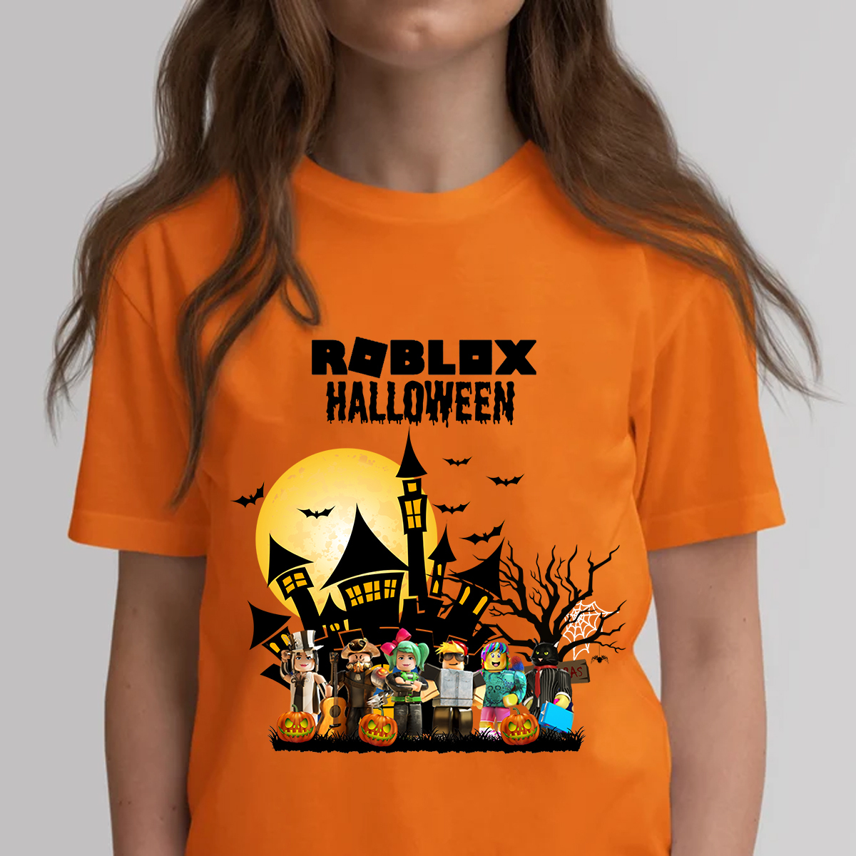 Roblox Halloween Shirt, Custom Roblox Christmas holiday Shirt, Custom Roblox Shirt, Glitter Roblox Shirt, halloween game gift