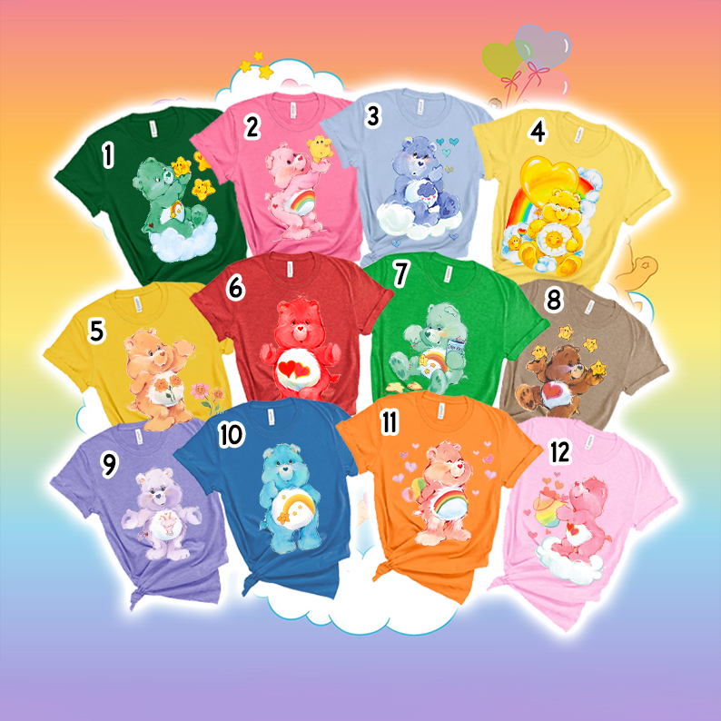 Care Bears Halloween Costume, Softball Tournament Shirt, Teacher Halloween Shirts, Co-Worker Matching Halloween Tees,Kids Halloween T-Shirt