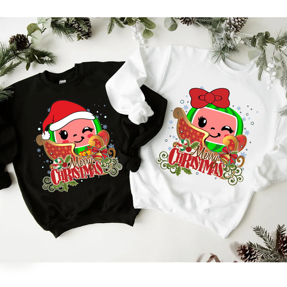 Cocomelon Merry Christmas Candy Cane Boy Tree Christmas Shirt, Cocomelon Kids Shirt, Disney Christmas Shirt, Family Matching Shirt