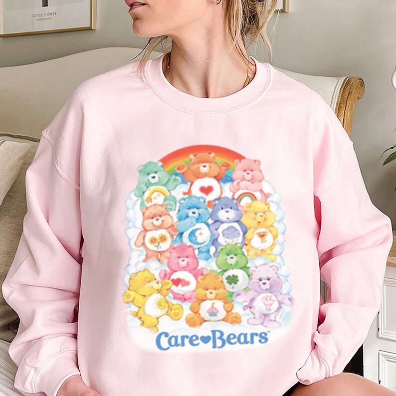 Care Bears Christmas Sweatshirt, Care Bears Vintage T-shirt, 1980s Cartoons Christmas Shirt, Christmas bears Tee