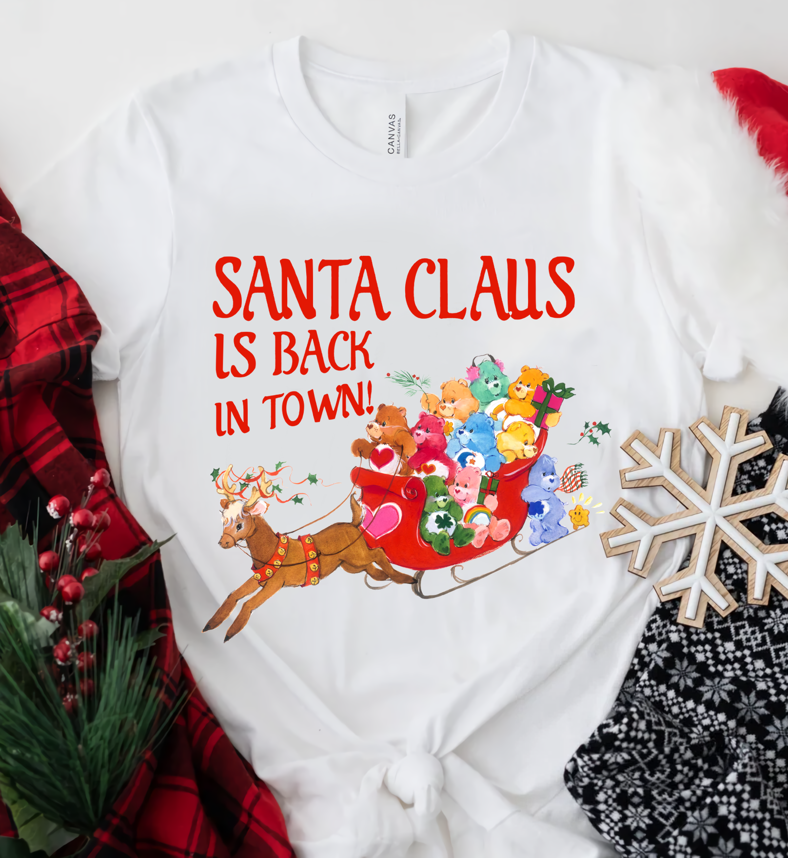 Care Bears Christmas Shirt, Vintage Care Bears Sweatshirt, 80s Cartoon Christmas Shirt, Care Bears Shirt, Christmas Shirt, Holiday Gifts