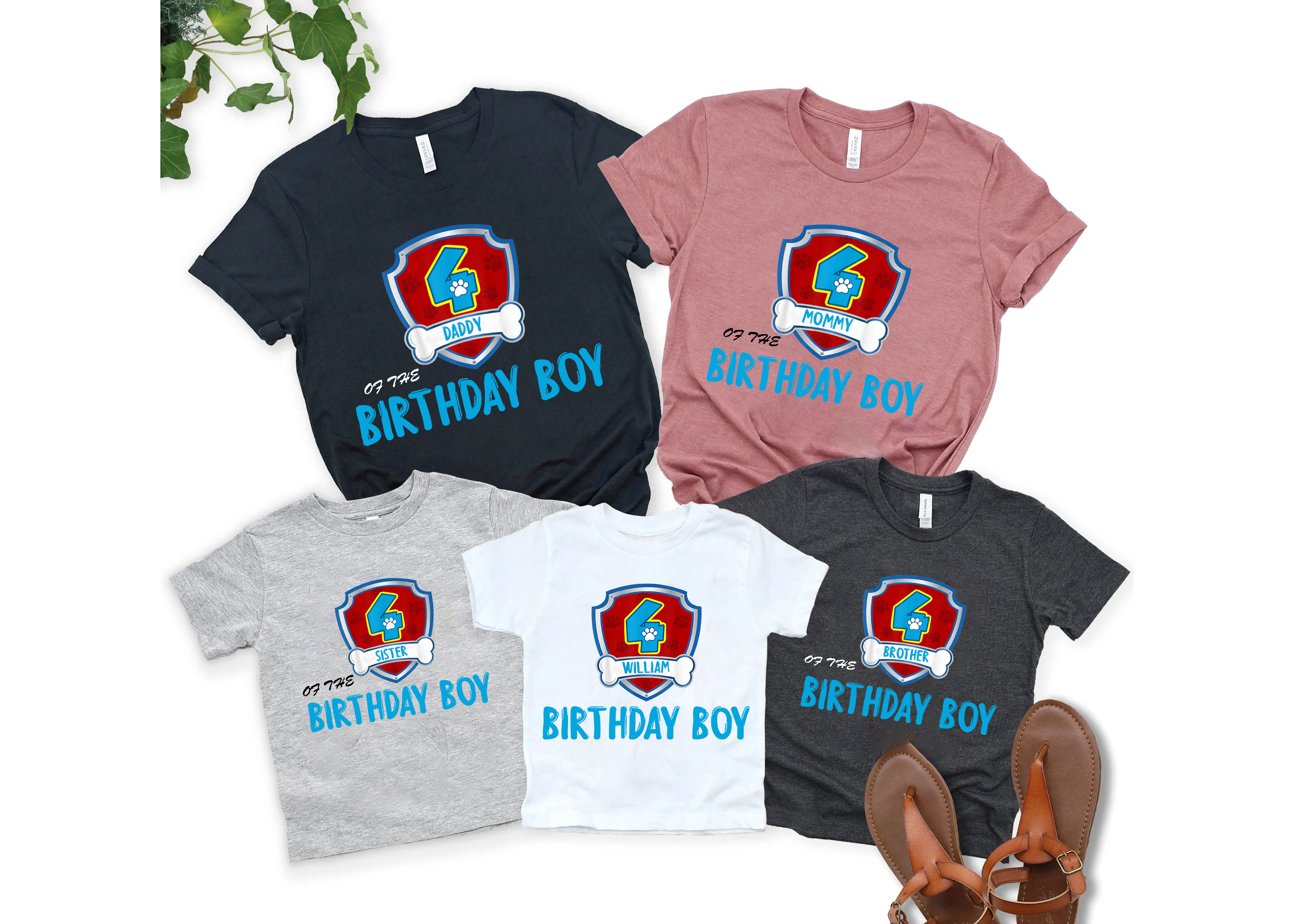 Personalized Patrol Family, Birthday Family Matching Party Shirts, P.A.W Patrol Shirt, Patrol Birthday Shirt, Mom Patrol Shirt, Dad Patrol Shirt