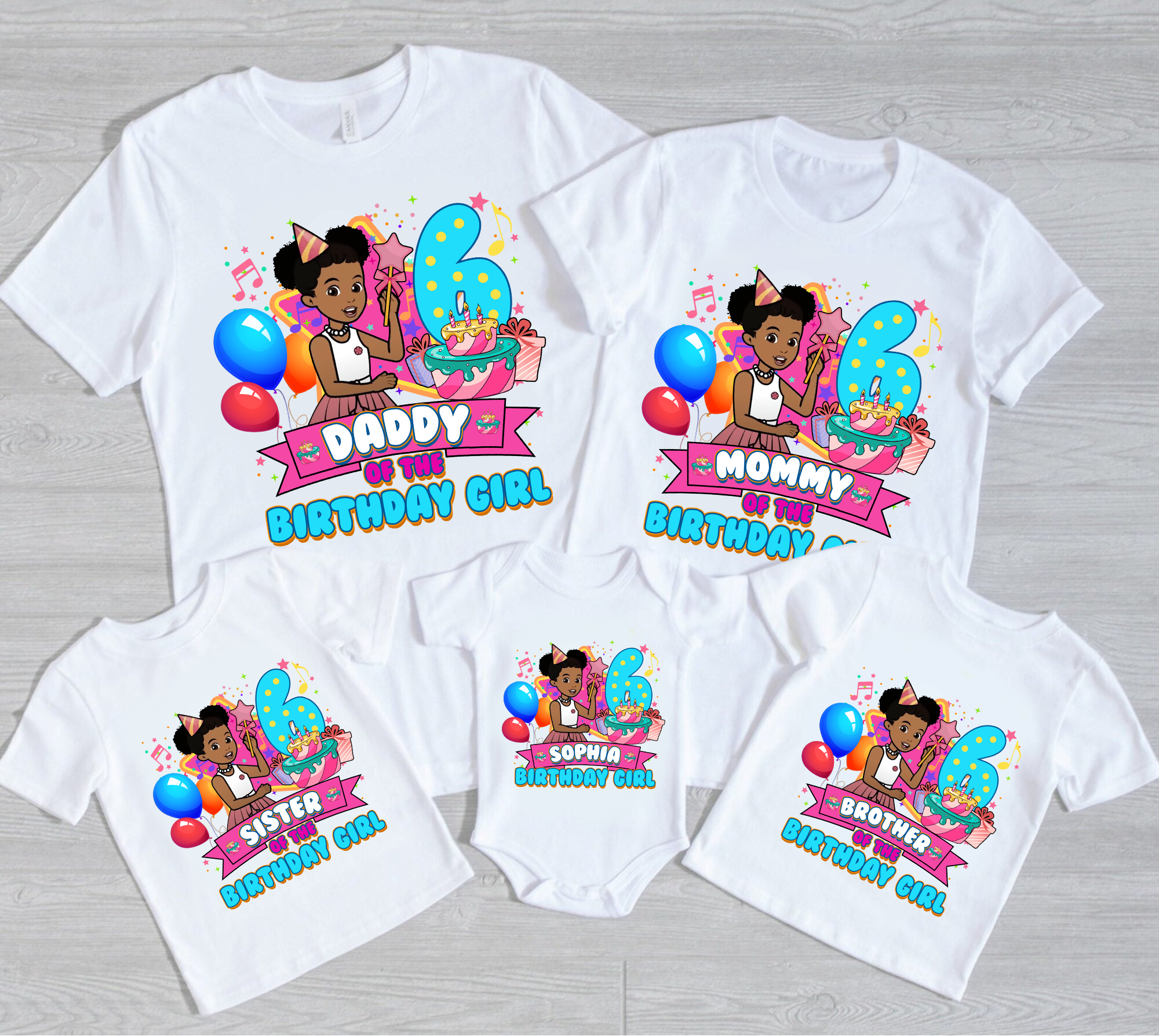Personalized Gracies Corner Birthday Shirt, Custom Matching Family Shirt, Personalized Birthday Gifts