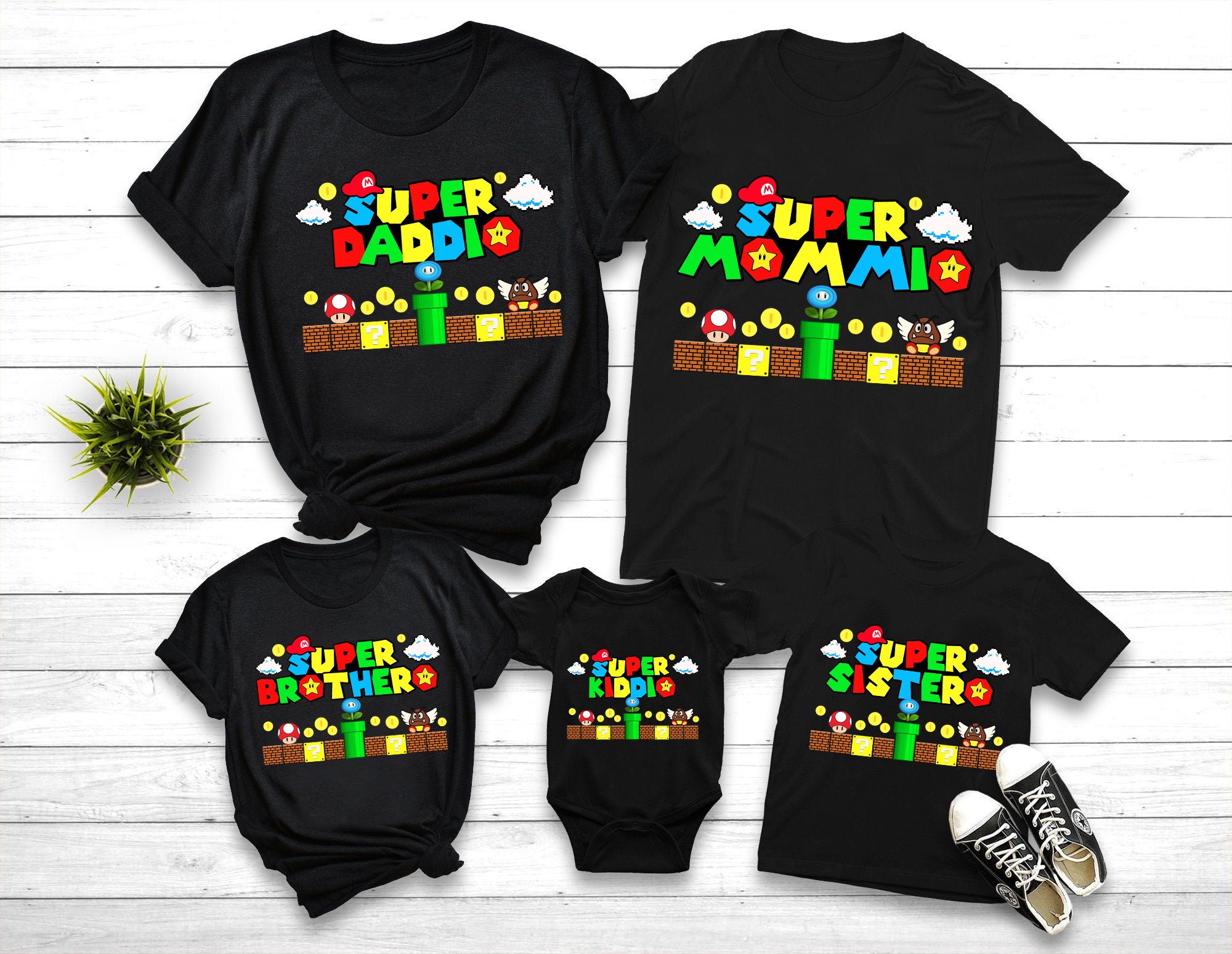 Super Mario Birthday Shirt, Personalized Super Mario Birthday, Super Mario Birthday Party, Super Mario Theme, Super Daddio, Mommio Shirt