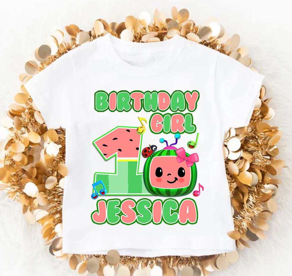 Cocomelon Family Matching Shirt, Cocomelon Family Birthday Girl Shirt, Melon Birthday Boy Shirt, Cocomelon Personalize Kid Shirt