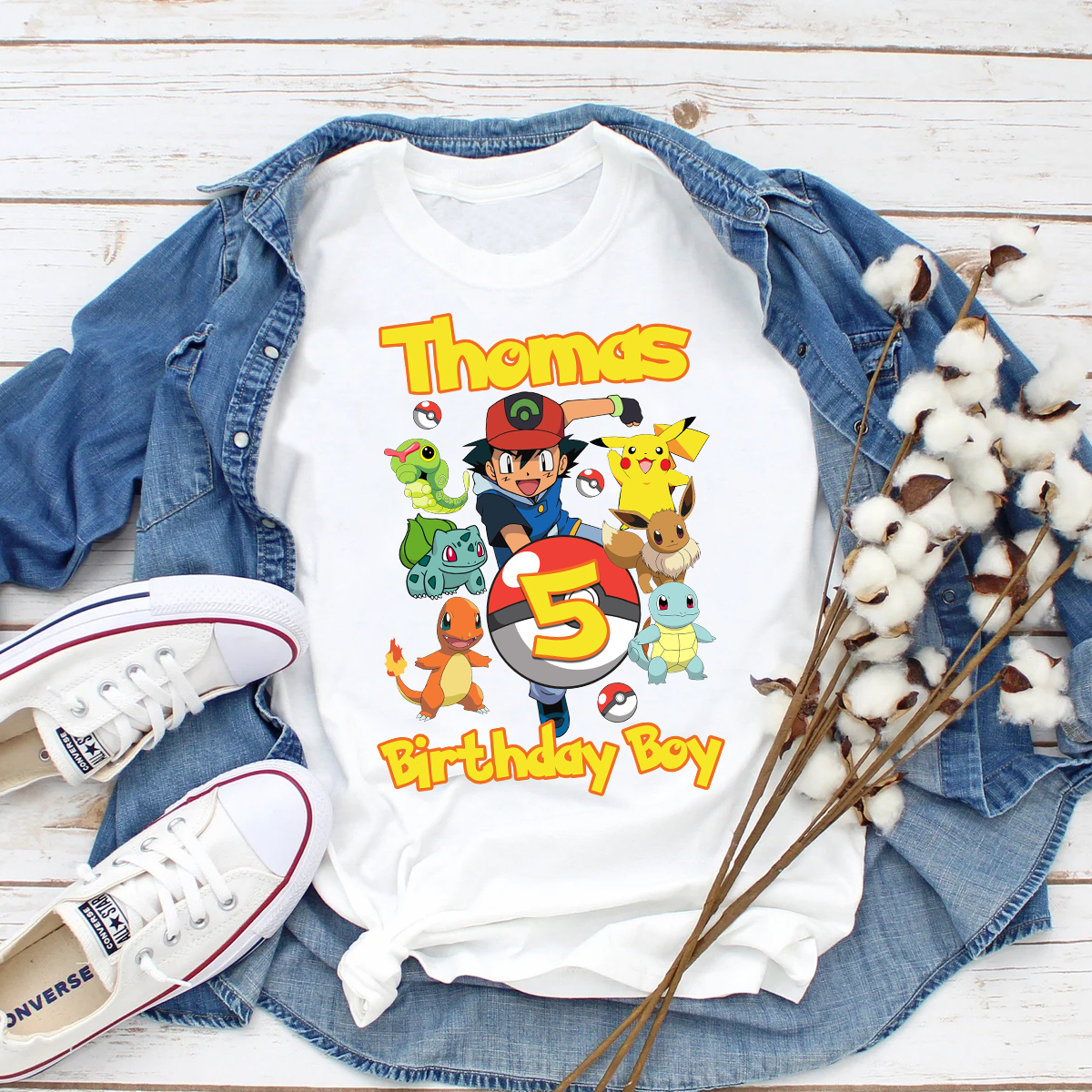 5 Ways to Style a Pokemon Birthday Shirt