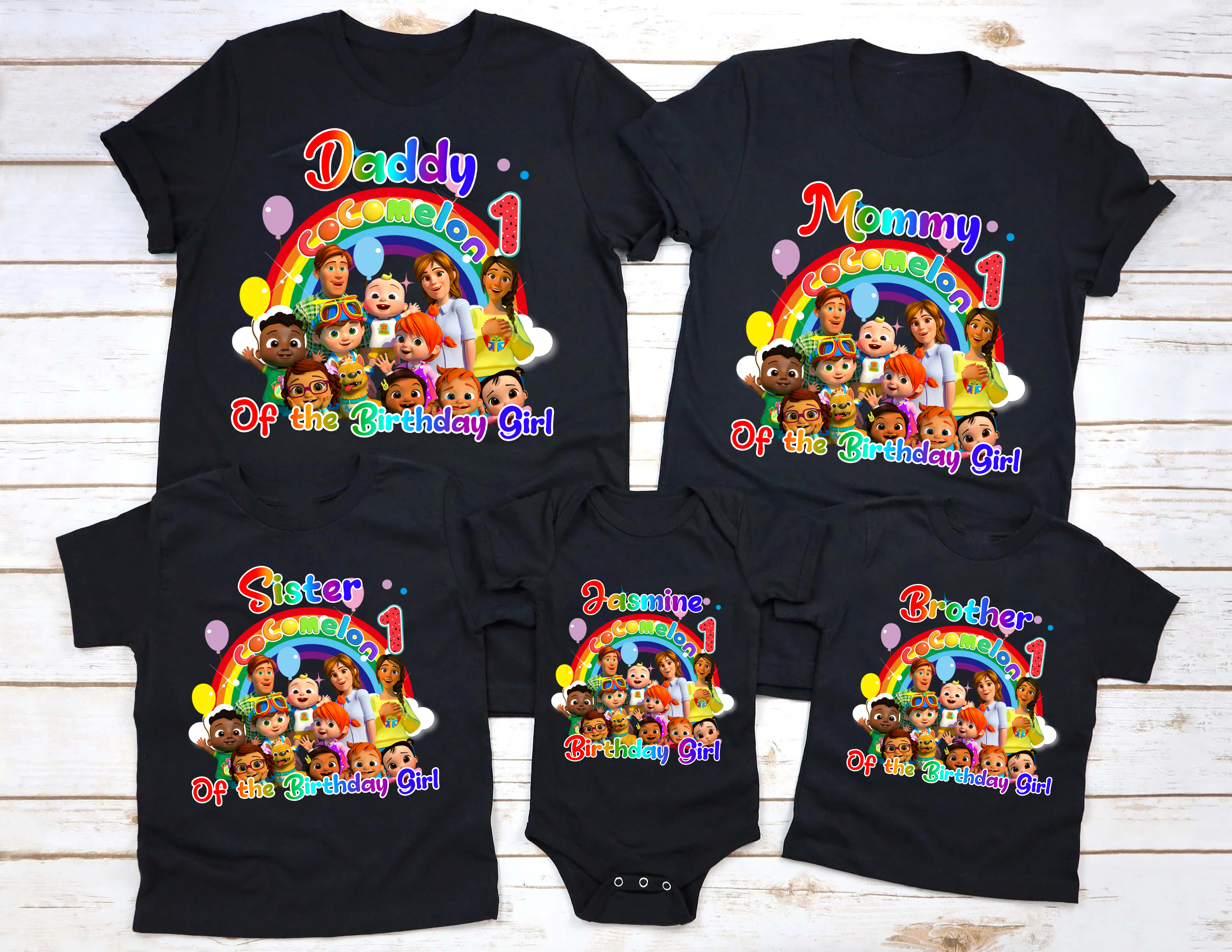 Personalized Cocomelon Family Matching Shirt, Cocomelon Family Birthday Girl Shirt, Melon Birthday Boy Shirt, Cocomelon Personalize Birthday Boy Shirt