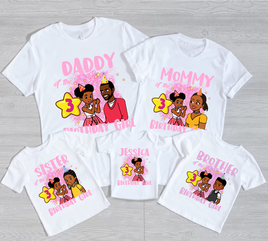 Personalized Gracies Corner Matching Birthday Shirt, Custom Gracies Corner T-Shirt, Family Matching Birthday T-Shirt , Twins Birthday Shirt , Birthday Gift