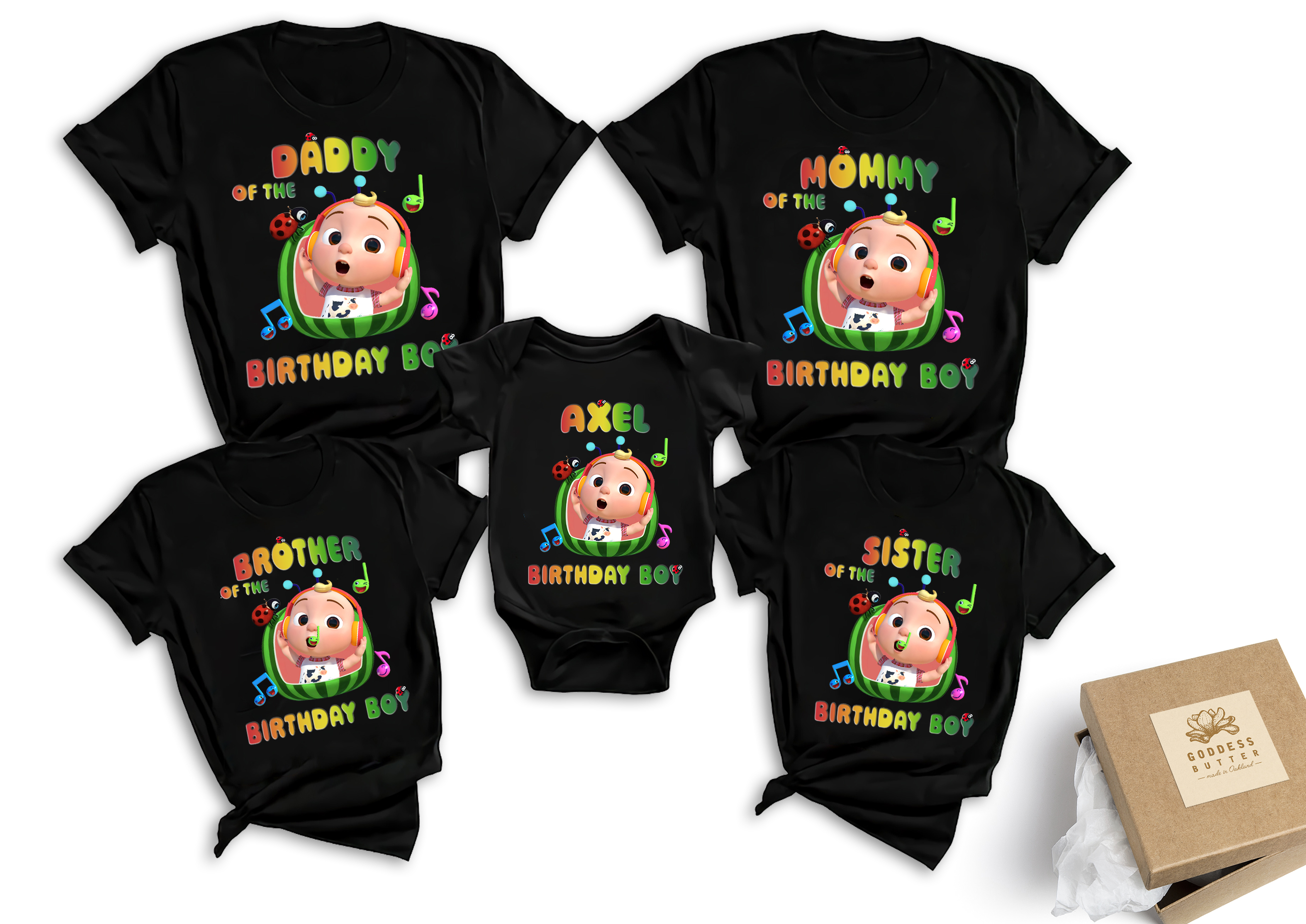 Personalized Coco-melon Birthday Shirts, cocomelon family shirts, Cocomelon Party Family matching shirt, Custom Name And Age