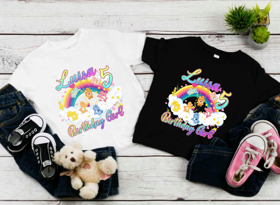 Personalized Care Bears Birthday Shirt, Care Bears Family Birthday, Care Bears Birthday Party Family Matching Shirt, Birthday Shirt, Party Shirt