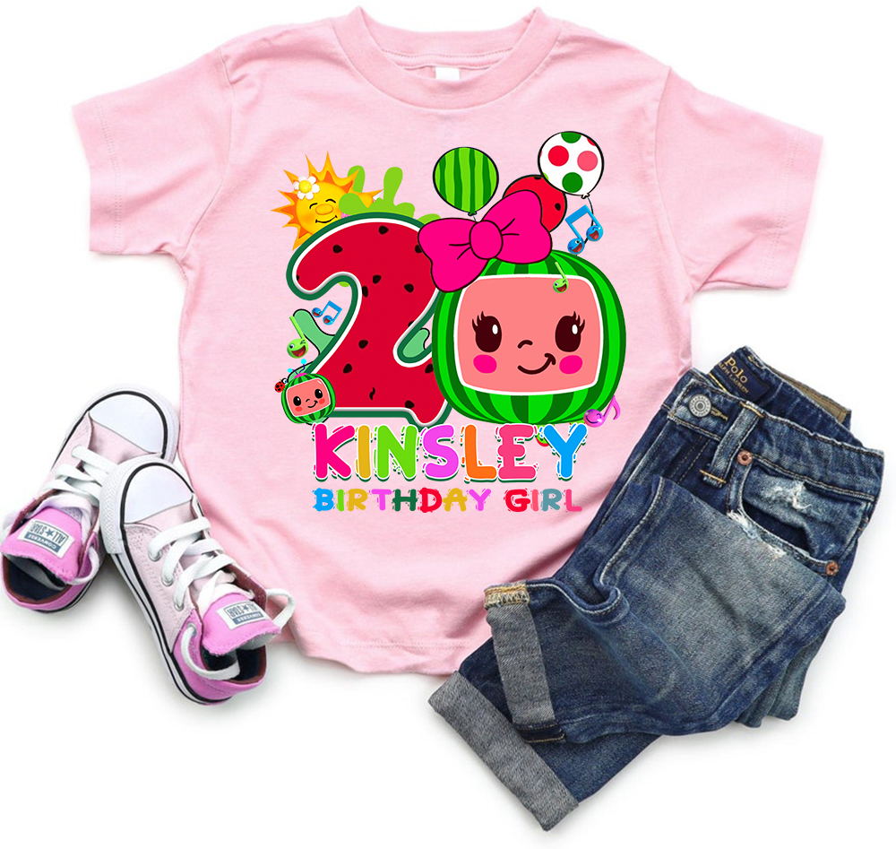 Custom Coco-melon Birthday Squad Shirts, coco-melon family birthday shirts, Coco-melon Birthday Party Family matching shirt