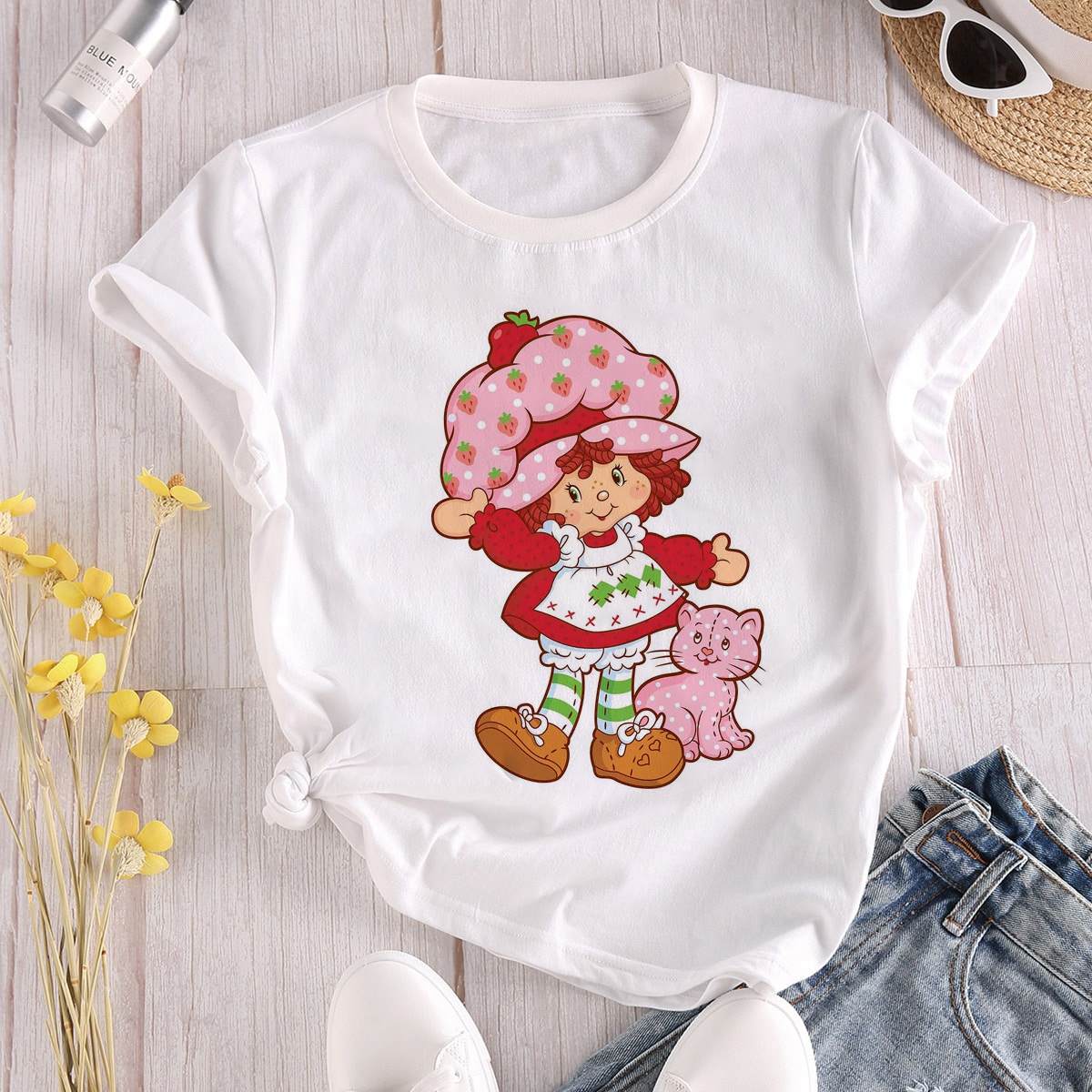 Vintage Strawberry Shortcake Shirt, Cartoon Friends Nostalgia Shirt, 80s Cartoon Friends Shirt, Care Bears And Strawberry TeeLemon Meringue, Apricot