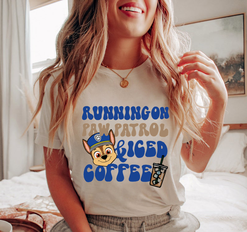 Running on Paws and Iced Coffee Shirt