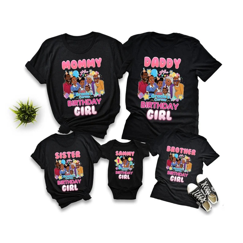 Personalized Gracies Corner Birthday Shirt, Gracies Corner Family Matching Shirt, Gracies Party Shirt