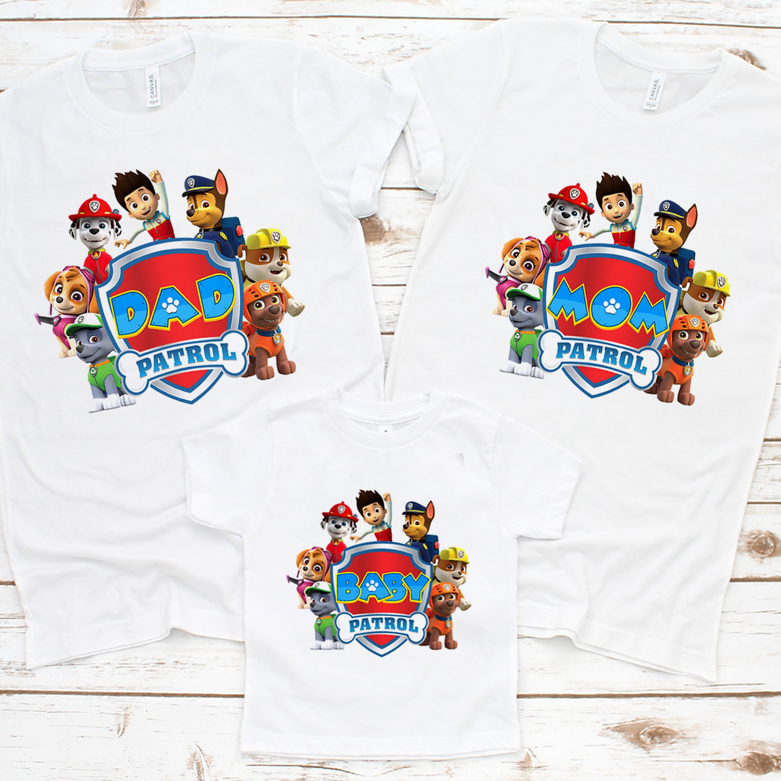 Paw Patrol Birthday Shirt, Birthday Matching Family shirt, Paw Patrol Family Shirt, Personalized Birthday Family Shirts